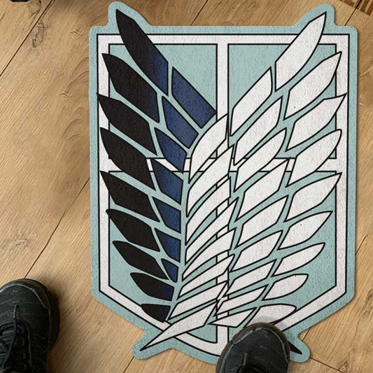 Scouting Legend Symbol Shaped Rugs Custom Attack On Titan