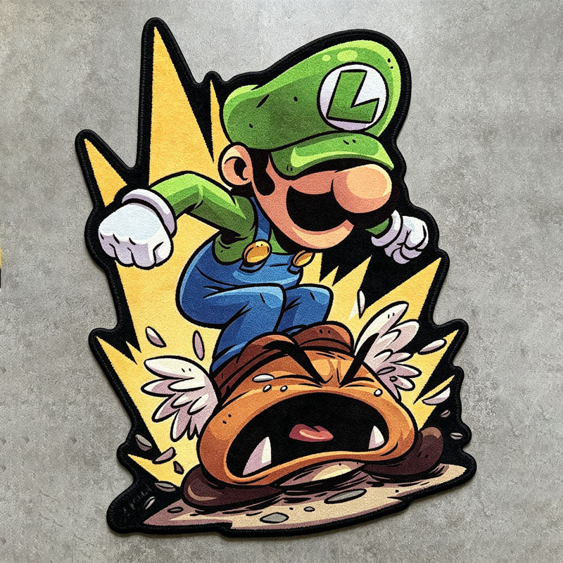 Mario Stomping Koopa Rug