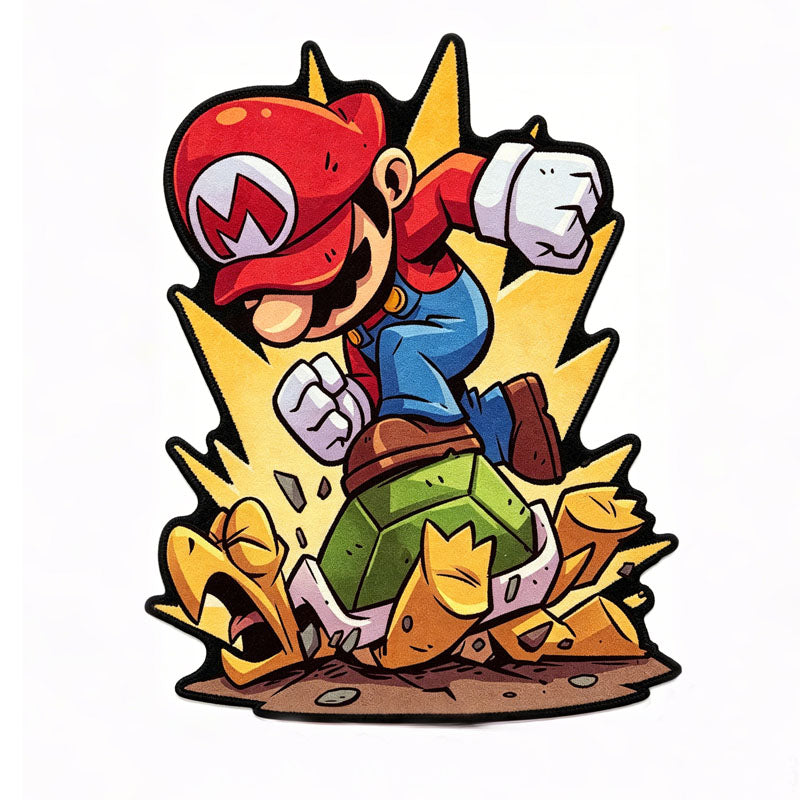 Mario Stomping Koopa Rug