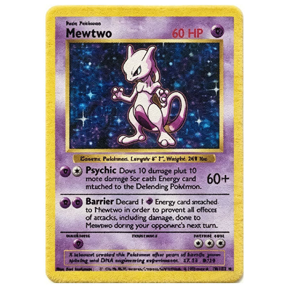 Mewtwo [Shadowless] #10  Card Rug
