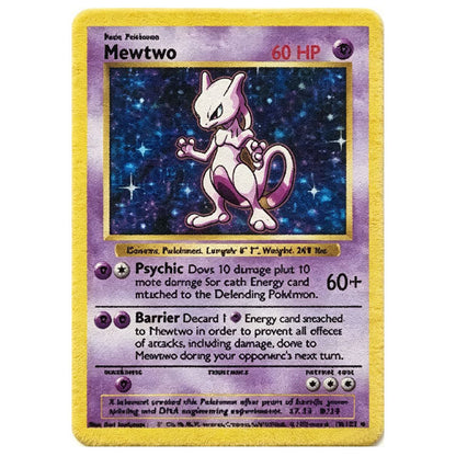Mewtwo [Shadowless] #10  Card Rug
