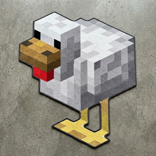 Minecraft Chicken Rug