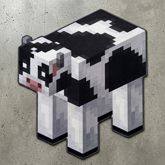 Minecraft Cow Rug