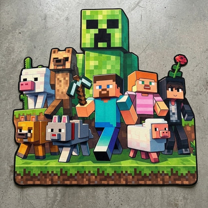 Minecraft Crew Shaped Rug