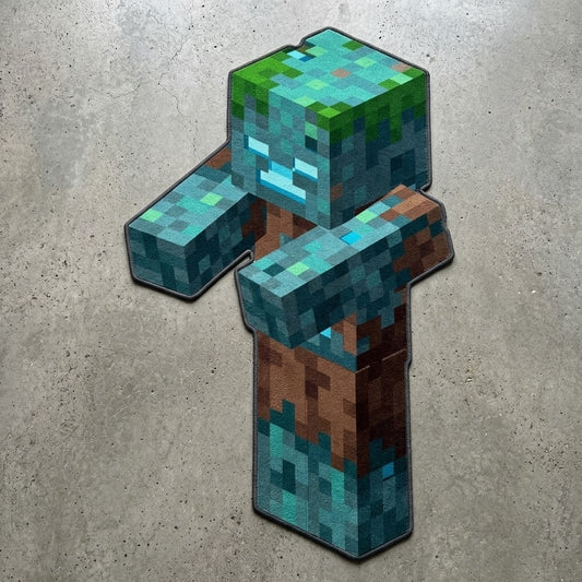 Minecraft Drowned Rug