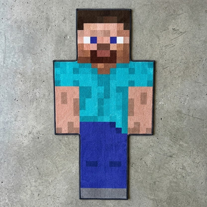 Minecraft Steve Rug