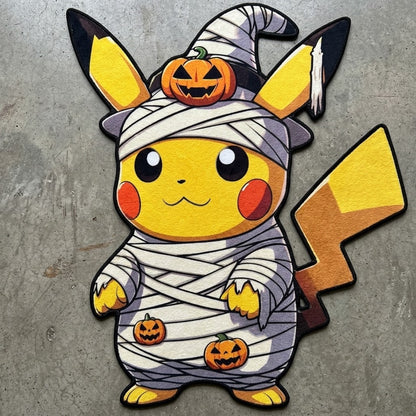 Mummy Pikachu Shaped Rug