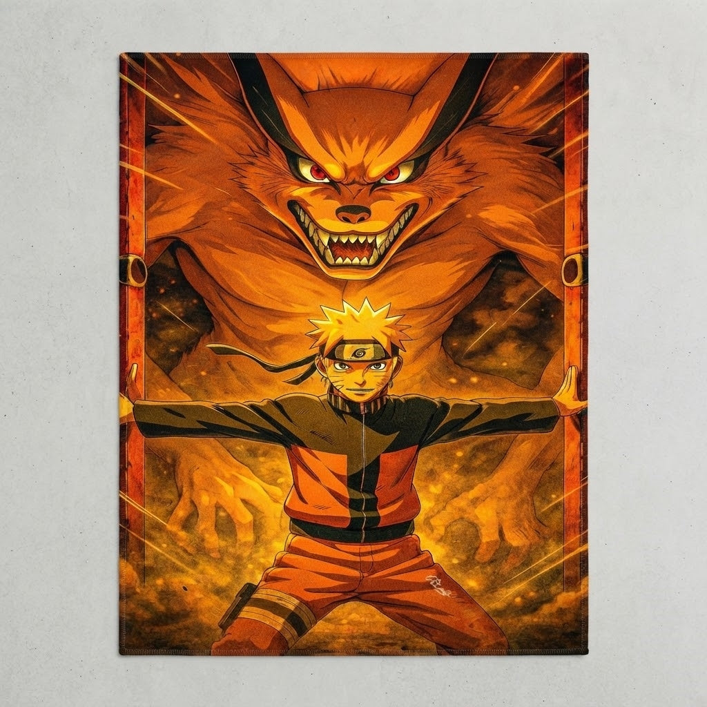 Naruto & Kurama Rug