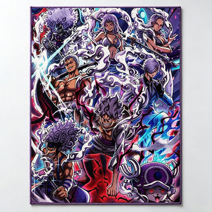 Nika Luffy & Straw Hat Crew Rug