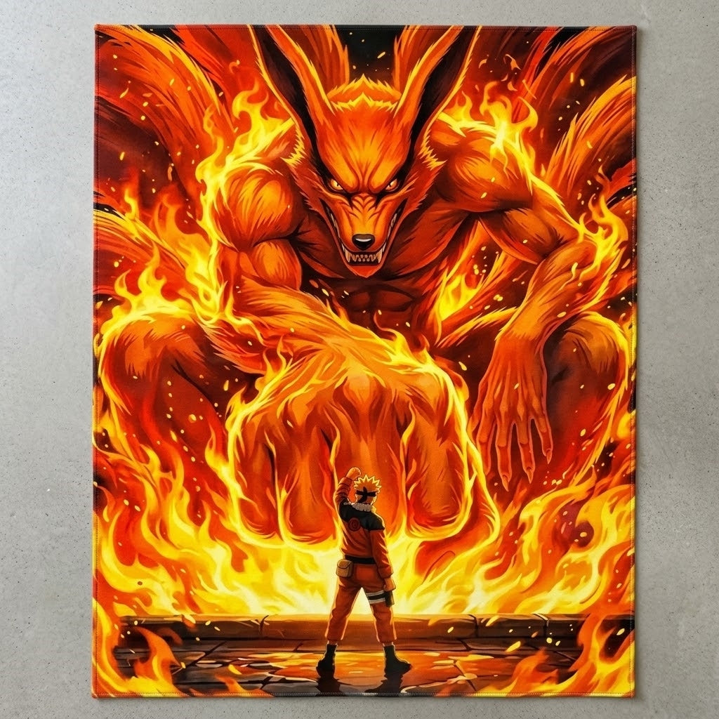 Nine-Tails Naruto Rug