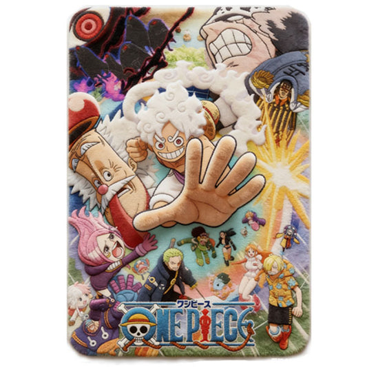 One Piece Luffy Egghead Escape Rug