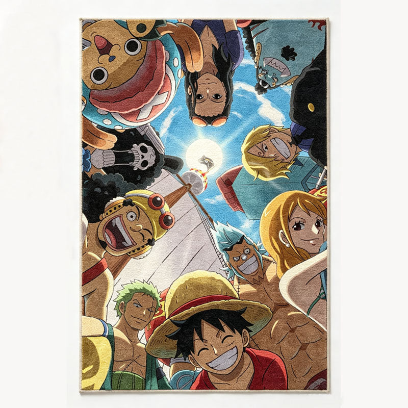 One Piece Straw Hat Pirates Rug