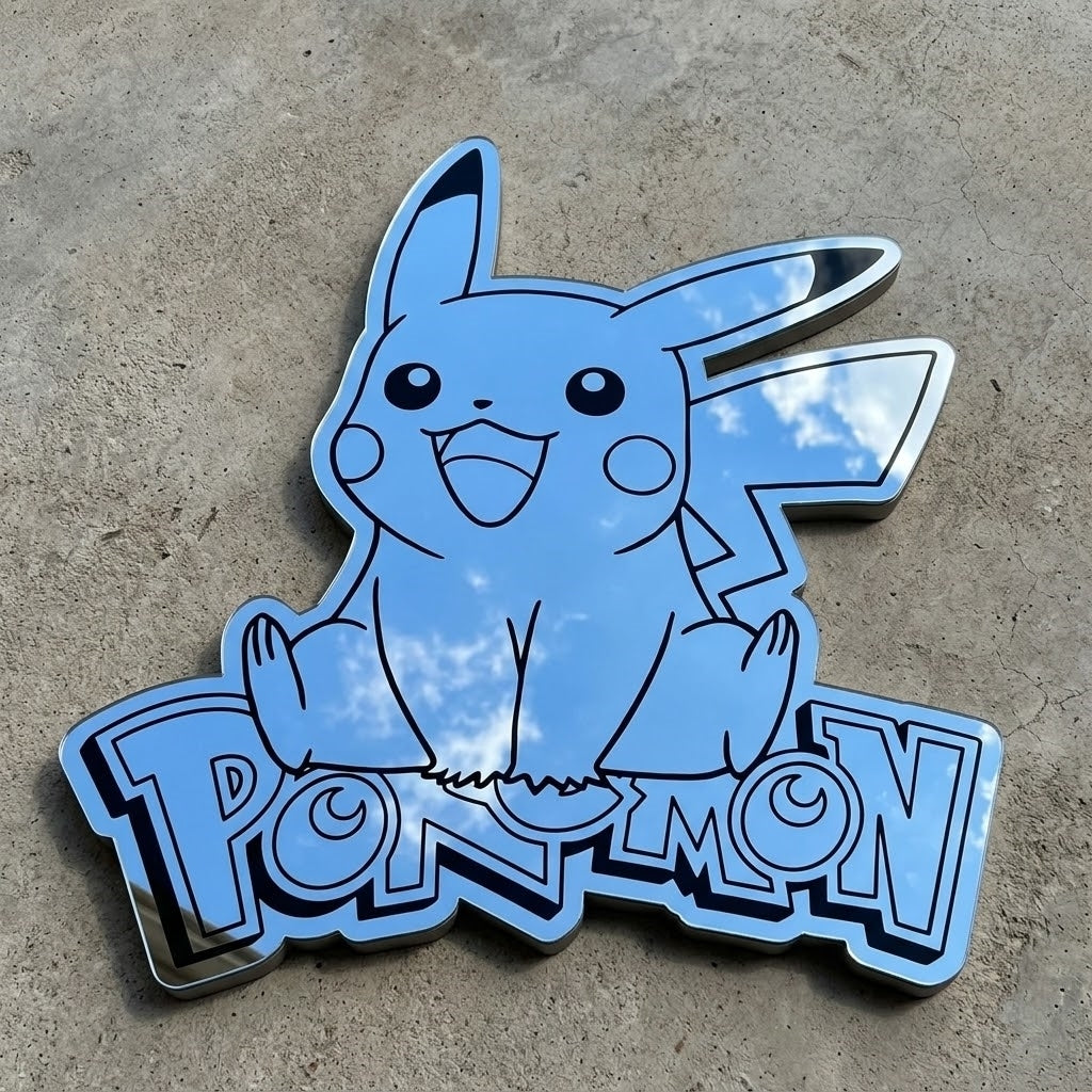 Pikachu Anime Wall Mirror