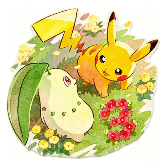 Pikachu & Chikorita Rug