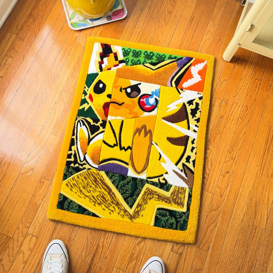 Pikachu Card Rug
