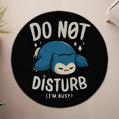 Snorlax Round Rug