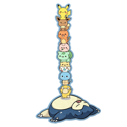 Pokémon Snorlax Stack-Up Long Rug