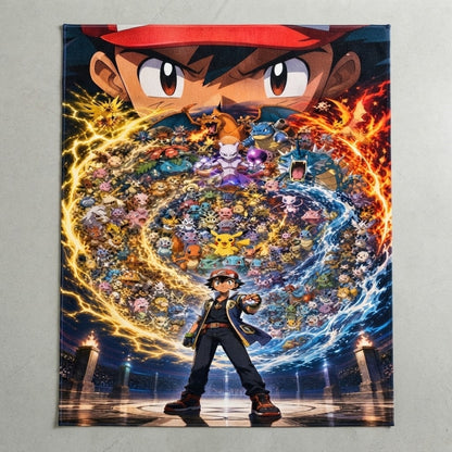 Pokemon All Star Collage Rug
