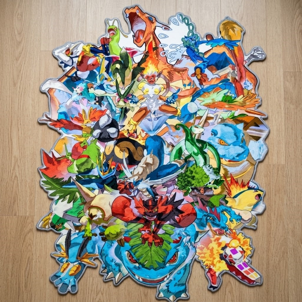 Pokémon Starters Group Rug