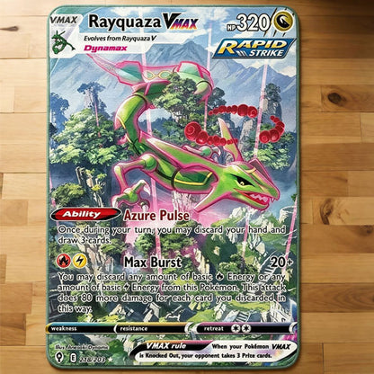 Rayquaza 2021 Pokemon Sword and Shield Evolving Skies VMAX Alternate Art Secret #218 PSA Authenticated 9 Card Rug