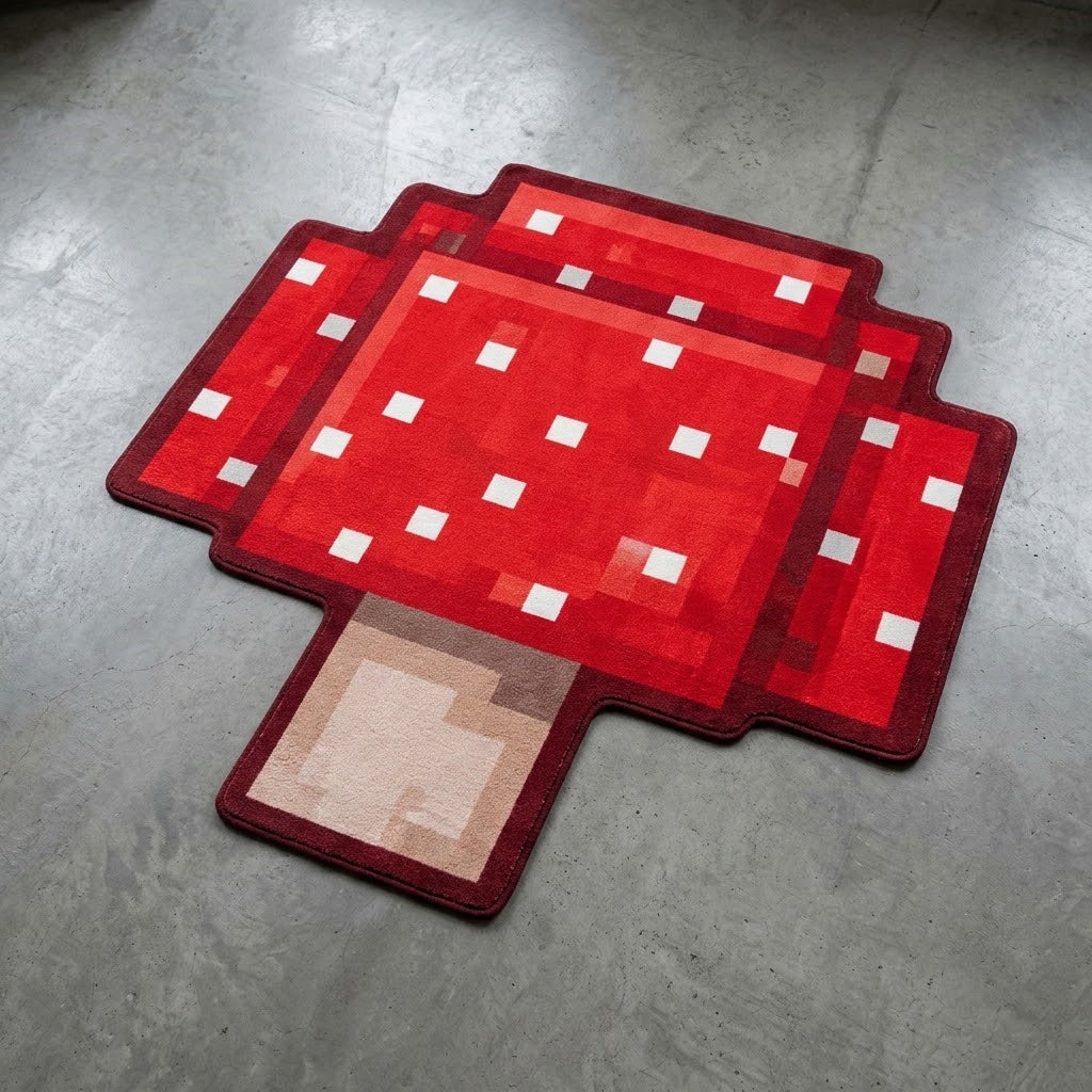 Red Mushroom Rug