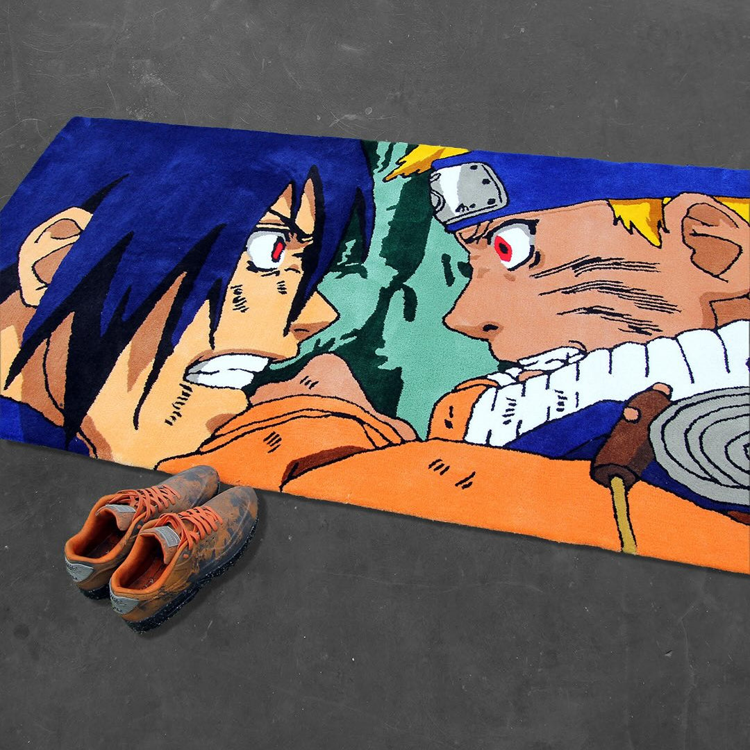 Naruto vs Sasuke Rug