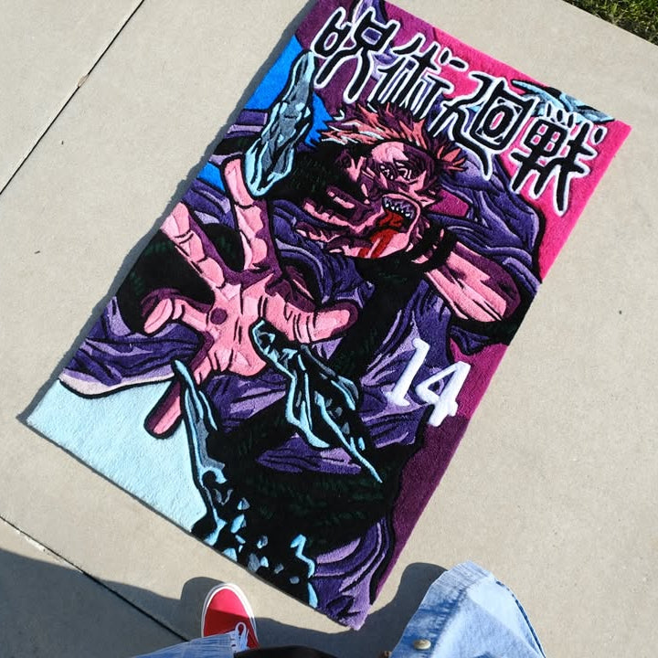 Ryomen Sukuna Anime Rug