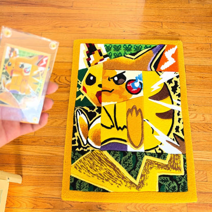 Pikachu Card Rug