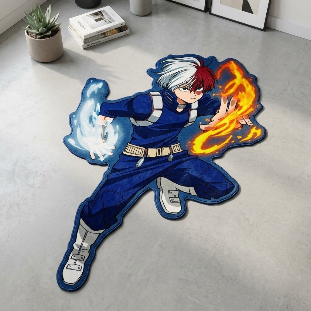 Shoto Todoroki Anime Rug