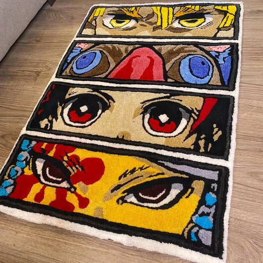 Demon Slayer Eyes Rug