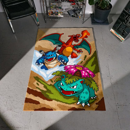 Original Starter Pokémon Collection Rug
