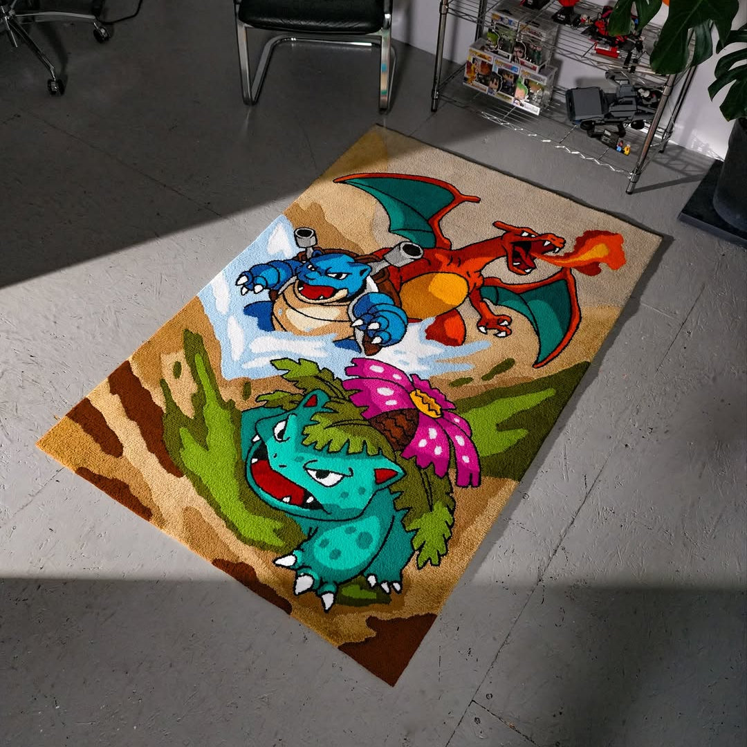 Original Starter Pokémon Collection Rug