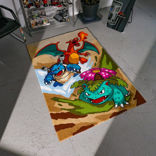 Original Starter Pokémon Collection Rug