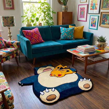Snorlax and Pikachu Rug
