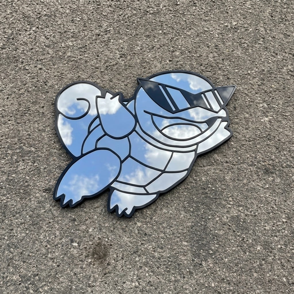Squirtle Shades Shaped Wall Mirror
