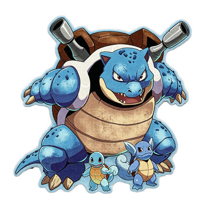 Squirtle Evolution Rug