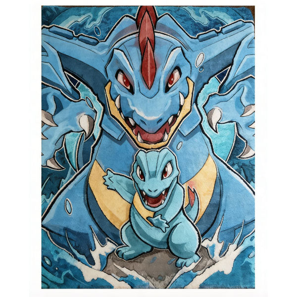 Totodile Evolution Feraligatr Rug