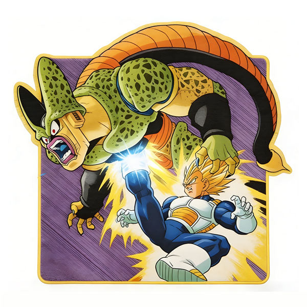 Vegeta Beating Majin Rug