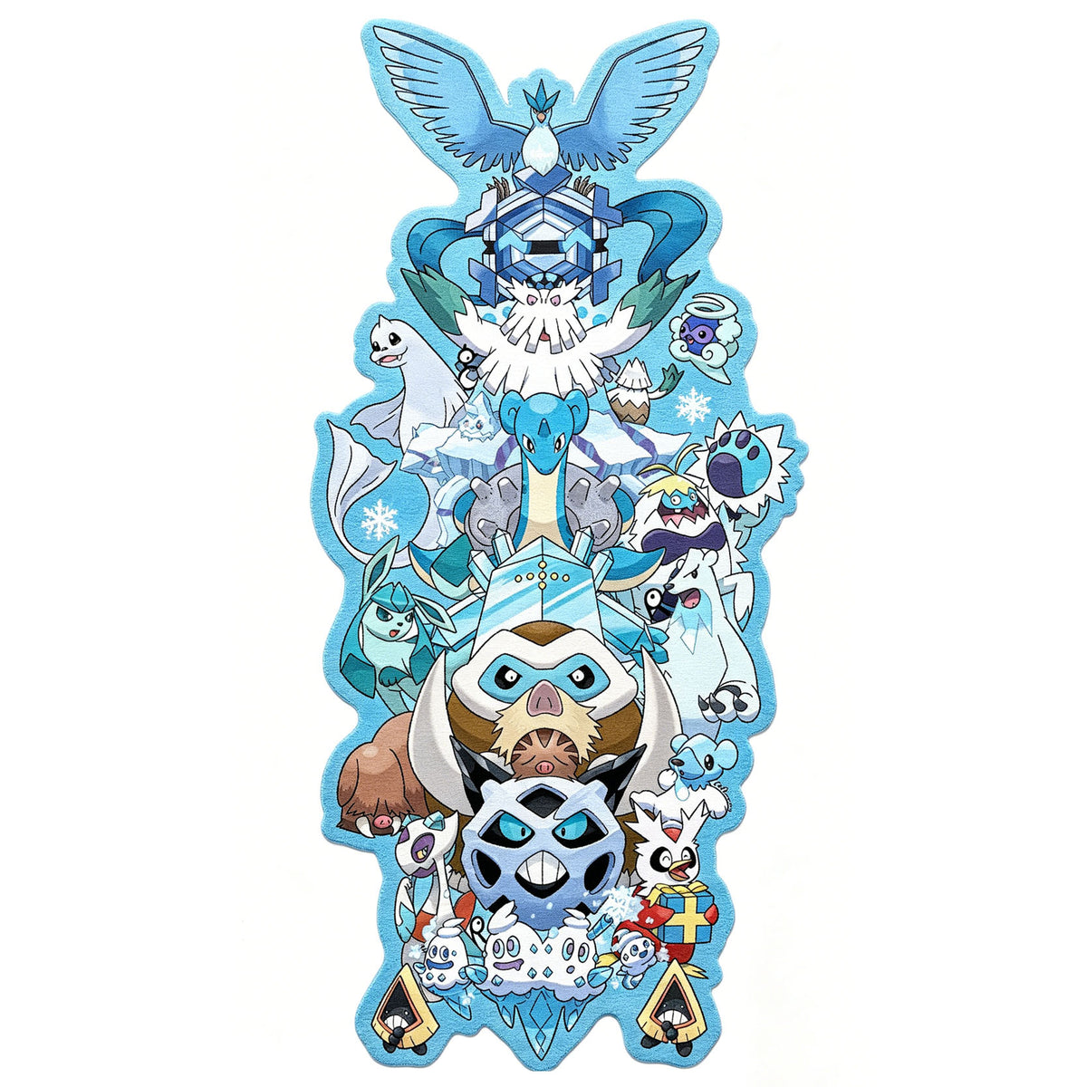 Water-Type Pokémon Area Rug