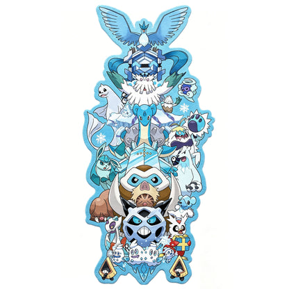 Water-Type Pokémon Area Rug