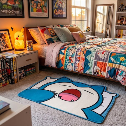 Yawning Snorlax Rug