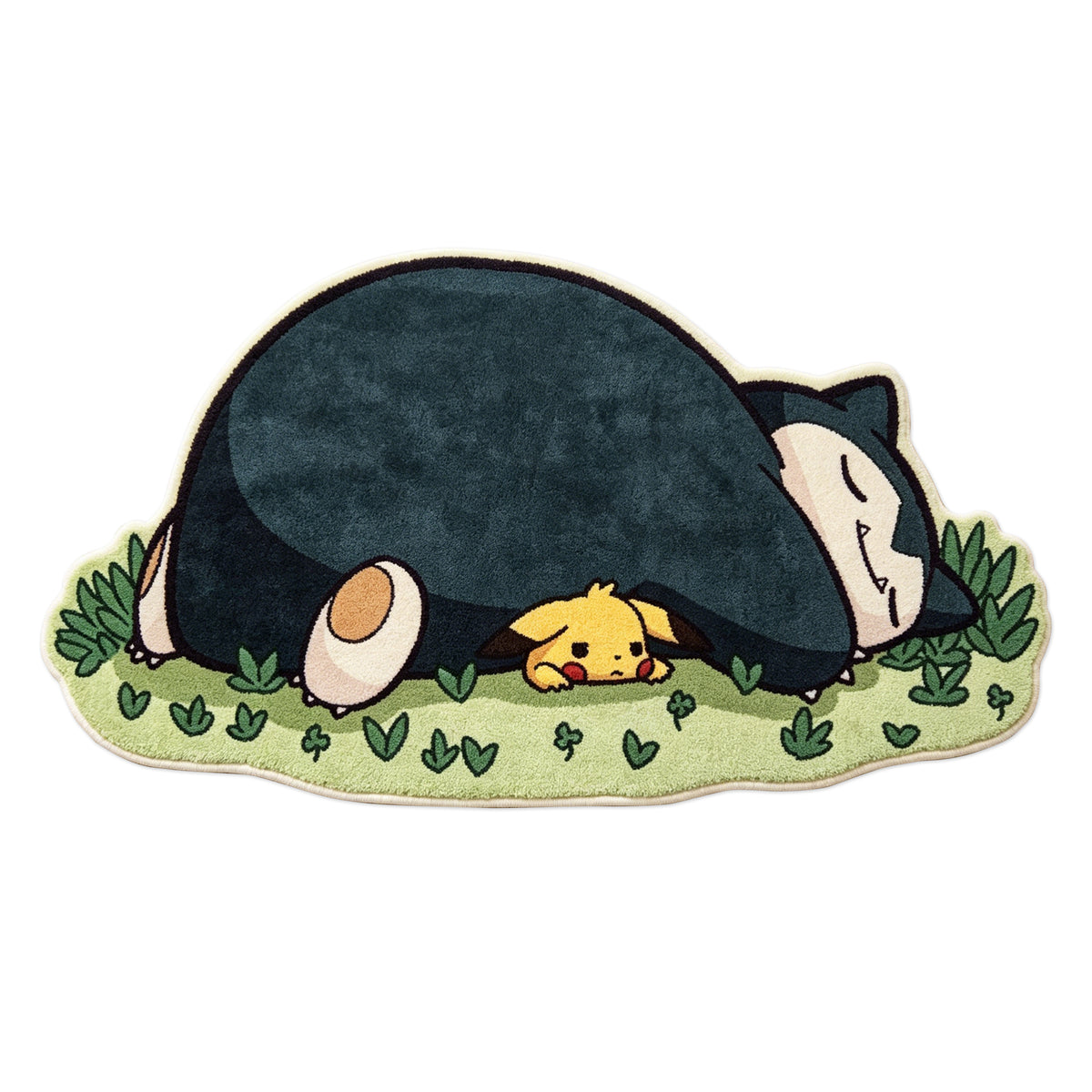 Snorlax Squashing Pikachu Rug