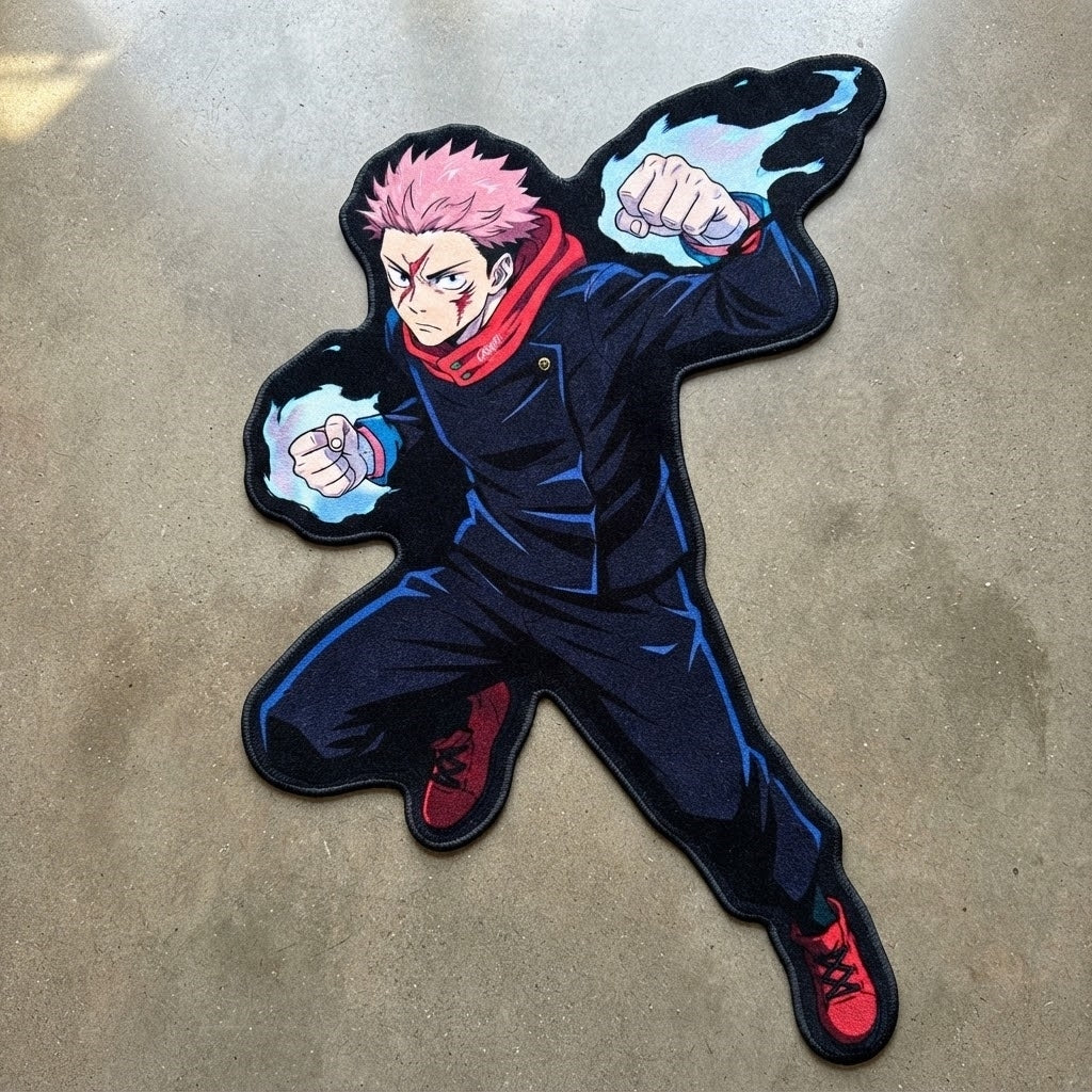 Yuji Itadori Battle Rug