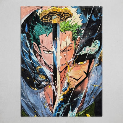 Zoro & Law Split Art Rug