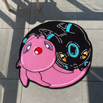 Mew & Meltan Rug