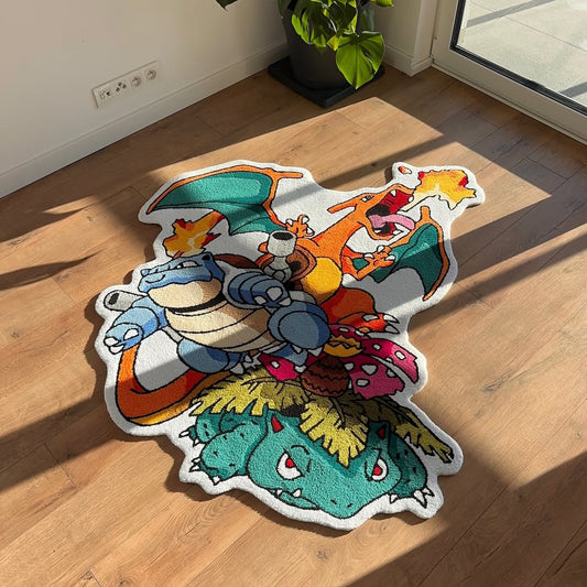 Pokemon Trio Design Rug