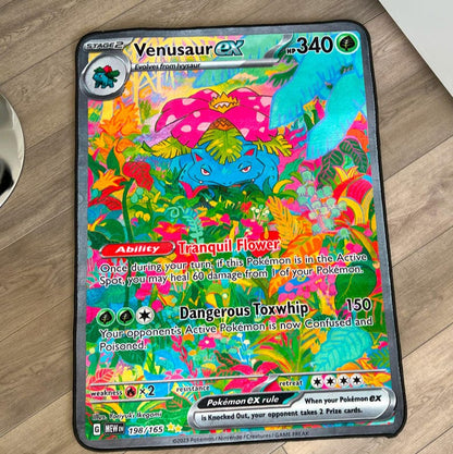 Venusaur EX Pokémon Card Rug