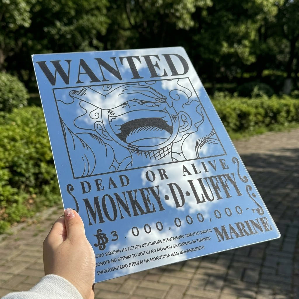 Wanted Luffy Mirrors
